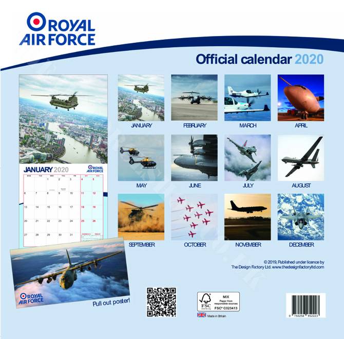 Official RAF 2020 Calendar