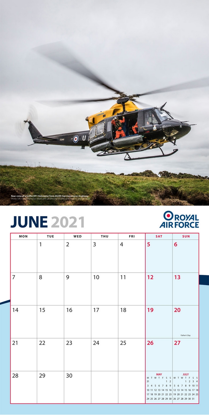 Official RAF 2021 Calendar