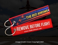 Red Arrows Remove Before Flight Keyring