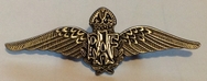 Official RAF Wings Sweetheart Brooch - Pewter