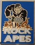 RAF Regiment Badge and Rock Apes 2 pin set
