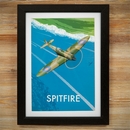 RAF Spitfire Framed Print