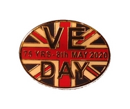 VE Day Victory Oval Pin