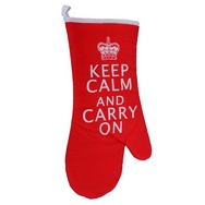 Keep Calm and Carry On Oven Mitt