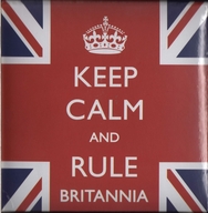 Keep Calm and Rule Britannia Note Book and Pencil