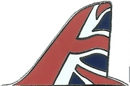 Official RAF Red Arrows Tail Fin Limited Edition Pin