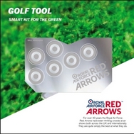 Red Arrows Golf Ball Marker Wallet Tool