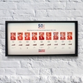 Official Red Arrows Limited Edition 50th Season Signed Framed Set