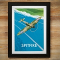 RAF Spitfire Framed Print