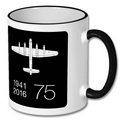Lancaster and Spitfire Anniversay Logo Mug Set